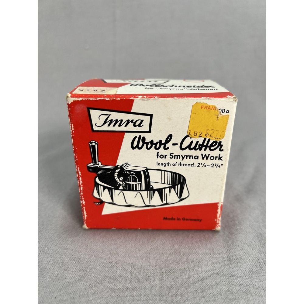 Vintage Imra Wool Cutter for Smyrna Work - Thread Length 2½ - 2¾ Made In Germany